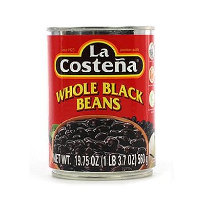 La Costena Whole Black Beans - Ravi's Import Warehouse