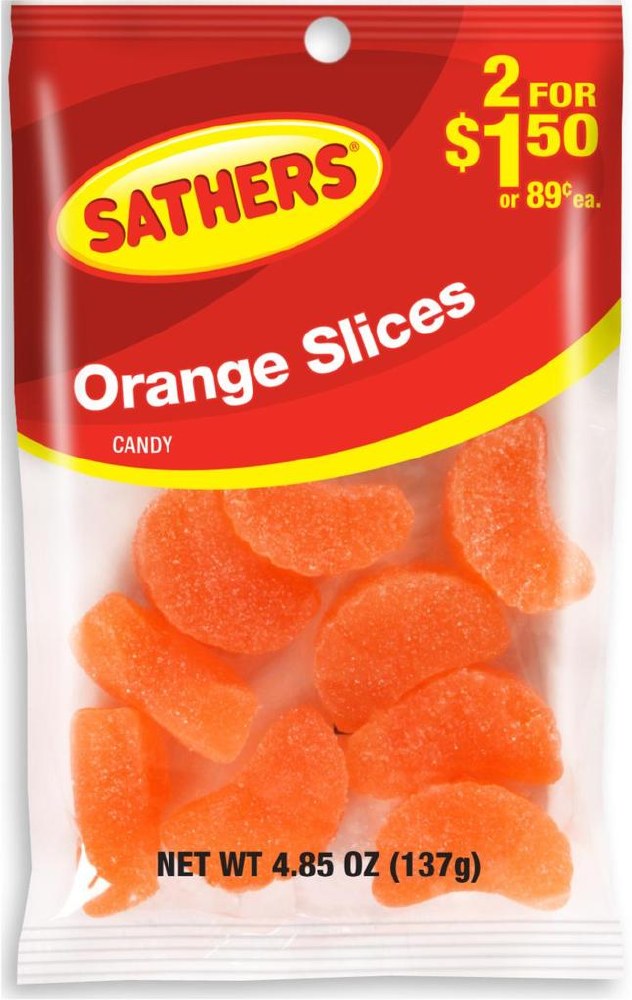 Sathers Orange Slices - Ravi's Import Warehouse