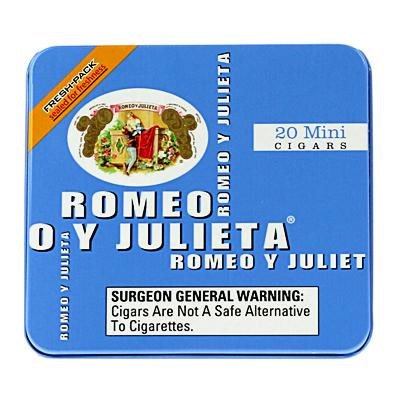 Romeo Y Julieta Mini Cigars Mild Blue - Ravi's Import Warehouse