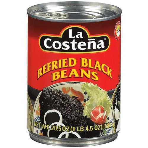 La Costena Refried Black Beans - Ravi's Import Warehouse