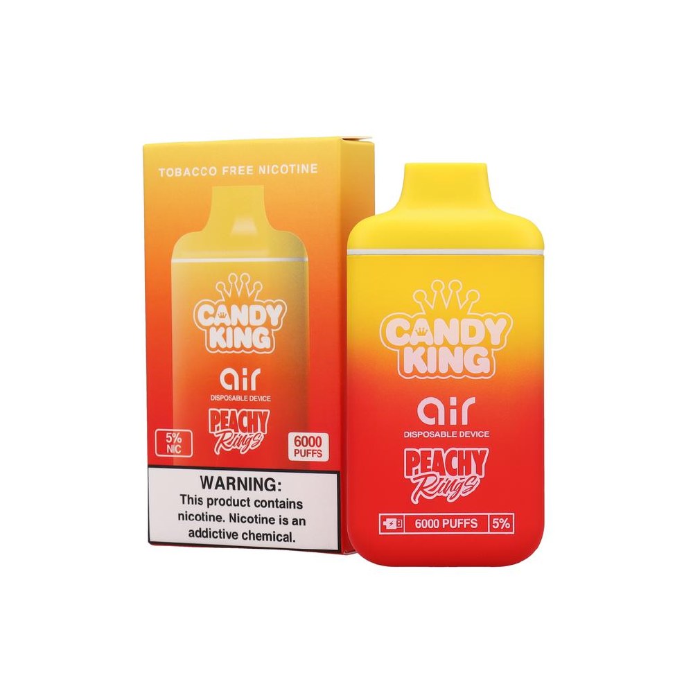 Candy King Air Disposable Peachy Rings Ravi's Import Warehouse