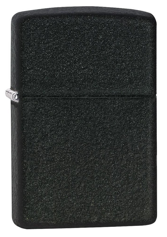 Zippo Lighter #20 D13 Reg Black Crackle - Ravi's Import Warehouse