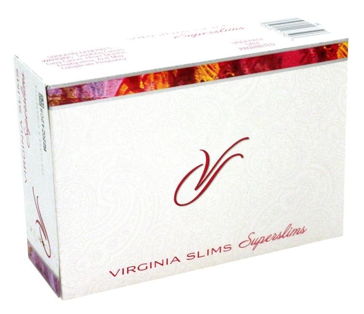 Virginia Slims SuperSlims Box - Ravi's Import Warehouse