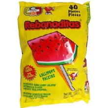 Paletas Rebanaditas 40ct