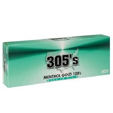 305's Menthol Gold Box