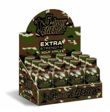 5 Hour Energy Extra Strength Sour Apple (Camouflage)