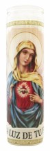 Candle Virgen Del Sagrado Corazon