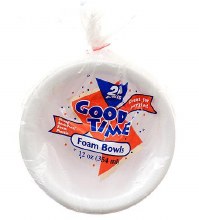 Good Time 6" Foam Bowl 20ct Good Time 6" Foam Bowl 20ct