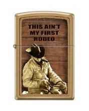 Zippo Lighter Cowboy This Aint My First Rodeo