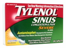 Tylenol Sinus Congestion & Pain Severe