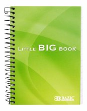 Bazic Little Big Book Spiral 180 Sheets