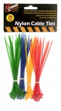 Nylon Cable Ties Assorted Color 72 Ct