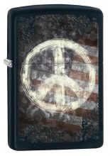 Zippo Lighter #162 Peace On Flag