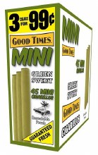 Good Times Mini Cigarillos Green Sweet Pouch