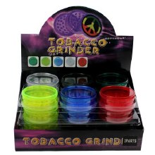 Tobacco Grinder 3 Part Plain Tobacco Grinder 3 Part Plain