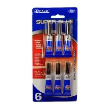 Bazic Super Glue 6ct