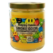 Smoke Odor Happy Daze Exterminator Candle Jar