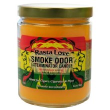 Smoke Odor Rasta Love Exterminator Candle Jar