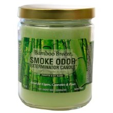 Smoke Odor Bamboo Breeze Exterminator Candle Jar