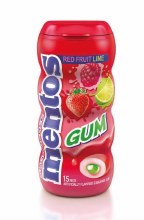 Mentos Gum Pocket Red Fruit Lime Mentos Gum Pocket Red Fruit Lime