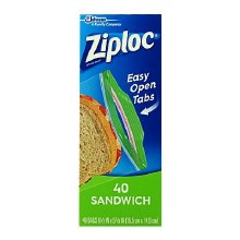 Ziplock Sandwich  40 CT