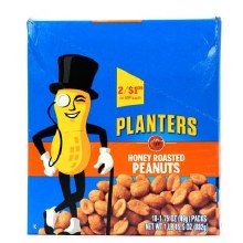 Planters Honey Roasted Peanut Tube 2/$1.09