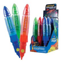 Glo-Spaceship Squeeze Candy