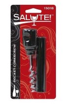 Salute Pocket Corkscrew & Bottle Opener