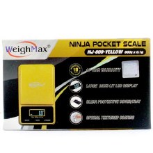 Weighmax Digital Pocket Scale NJ800 Yellow