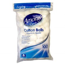 Amoray Cotton Balls 100CT Jumbo