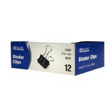 Bazic Large Black Binder Clip