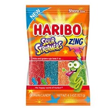 Haribo Zing Sour Streamers