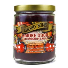 Smoke Odor Cherry Bomb Exterminator Candle Jar