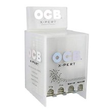 OCB X-pert Cigarette Paper Display White