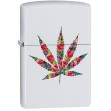 Zippo Lighter #271 Floral Weed Design