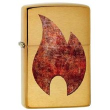 Zippo Lighter Rusty Flame