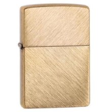 Zippo Lighter #347 Harringbone Sweep Brass