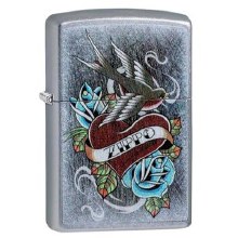 Zippo Lighter Vintage Zippo Tatoo 207