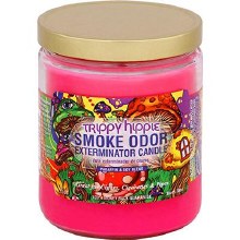 Smoke Odor Trippy Hippie Candle Jar