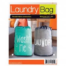 Drawstring Laundry Bag Large Printed