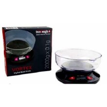 Truweigh Vortex Digital Bowl Scale Black