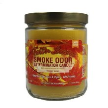 Smoke Odor Fall N Leaves Candle Jar