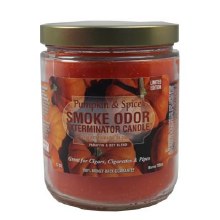 Smoke Odor Pumpkin Spice Candle Jar