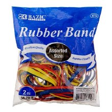 Bazic Rubber Band Assorted Size and Colors