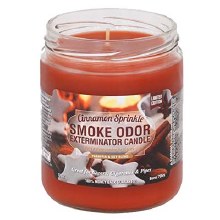 Smoke Odor Cinnamon Sprinkle Candle Jar