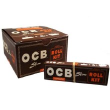 OCB Virgin Unbleached Slim Roll Kit