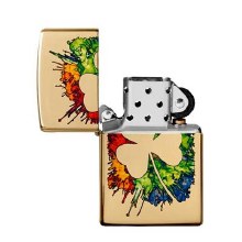 Zippo Lighter #240 Graffiti Clover Design