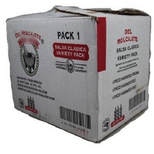 Del Molcajete Salsa Clasica Variety Pack 1 (Chile Habanero - Original, Verde, Rojo)