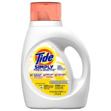 Tide Simply Liquid Free & Sensitive 22 Loads