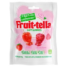 Fruit-tella Soft Gummies Strawberry/Raspberry